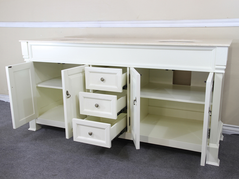 Two Double-Door Cabinets And Three Drawers Two Double-Door Cabinets And Three Drawers