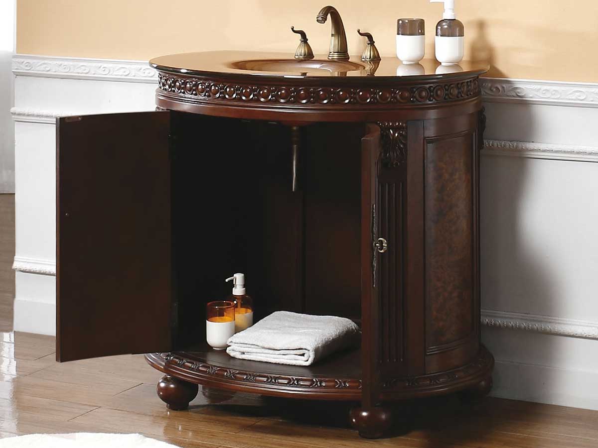 Semi Circle Bathroom Vanity