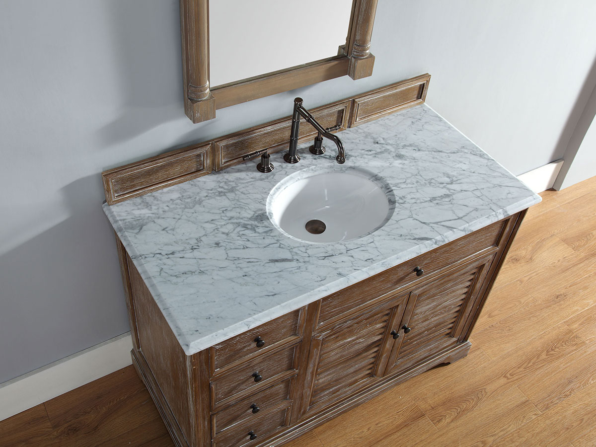 White Carrera Stone Top White Carrera Stone Top
