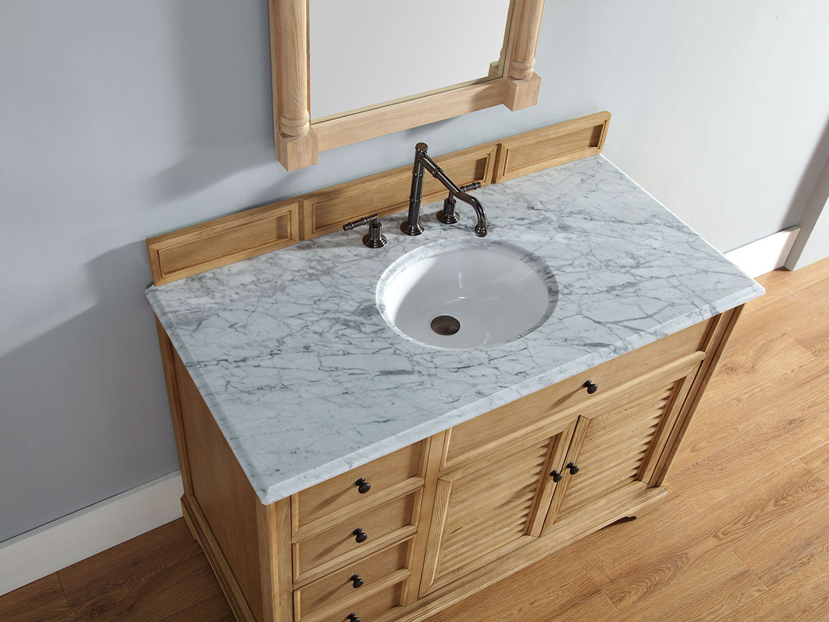 White Carrera Stone Top White Carrera Stone Top