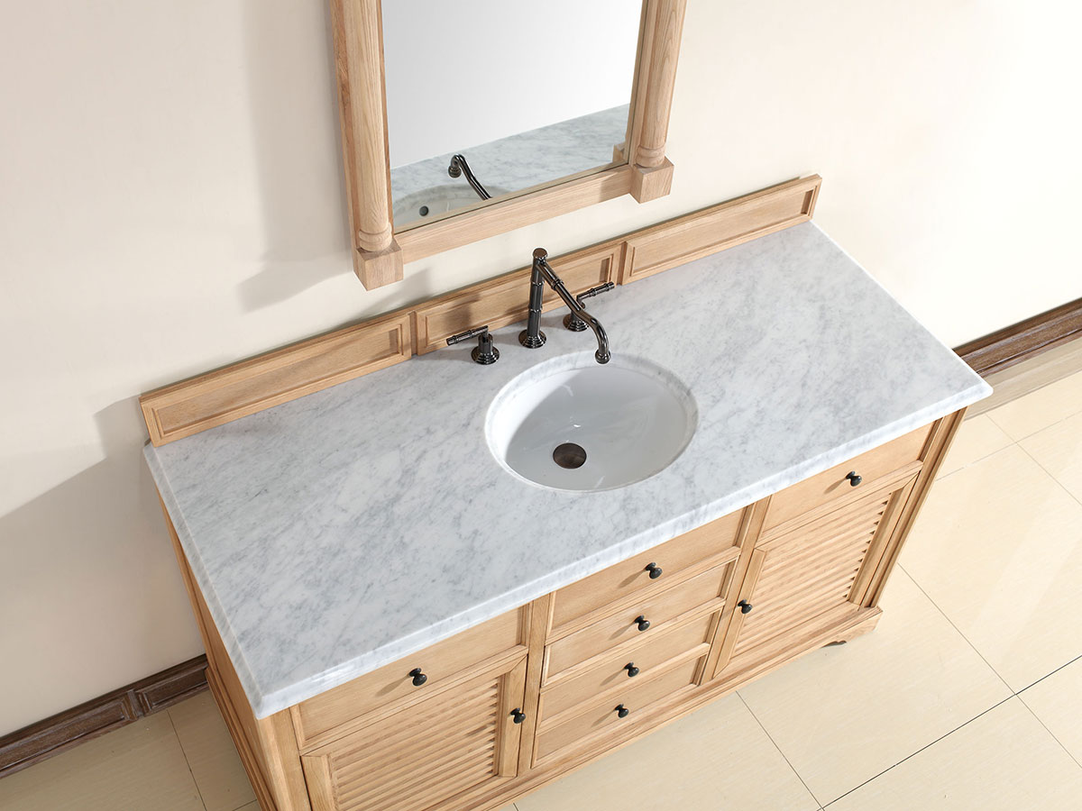 White Carrera Stone Top White Carrera Stone Top