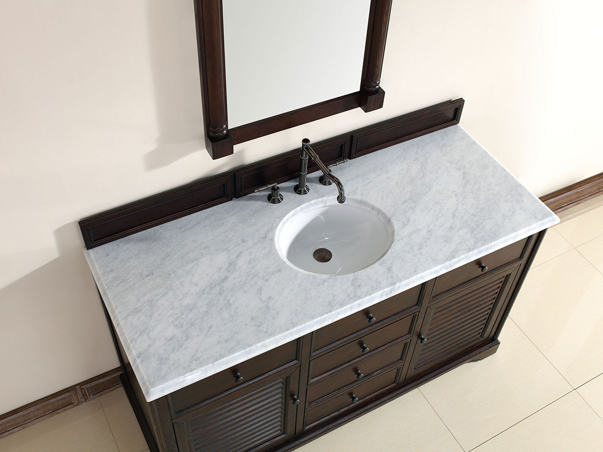 White Carrera Stone Top White Carrera Stone Top