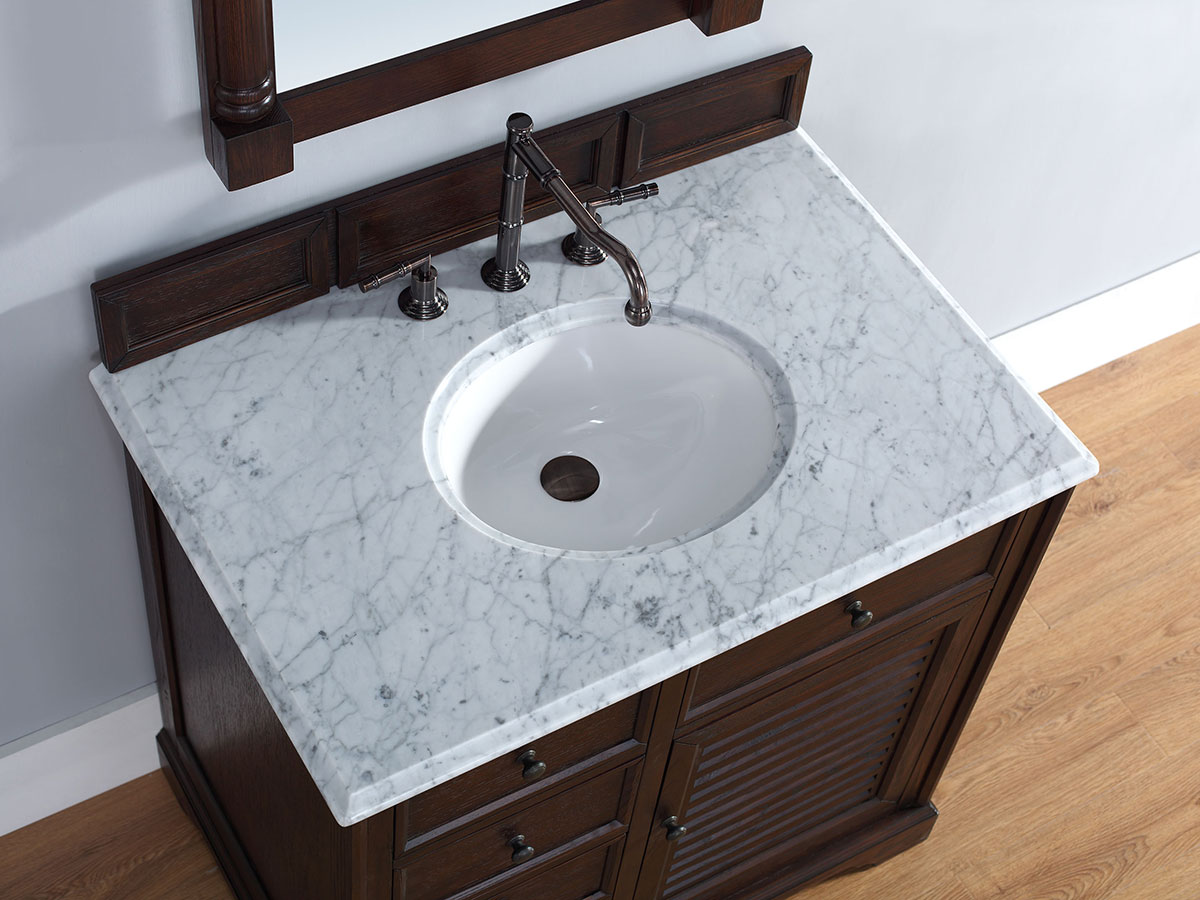 White Carrera Stone Top White Carrera Stone Top