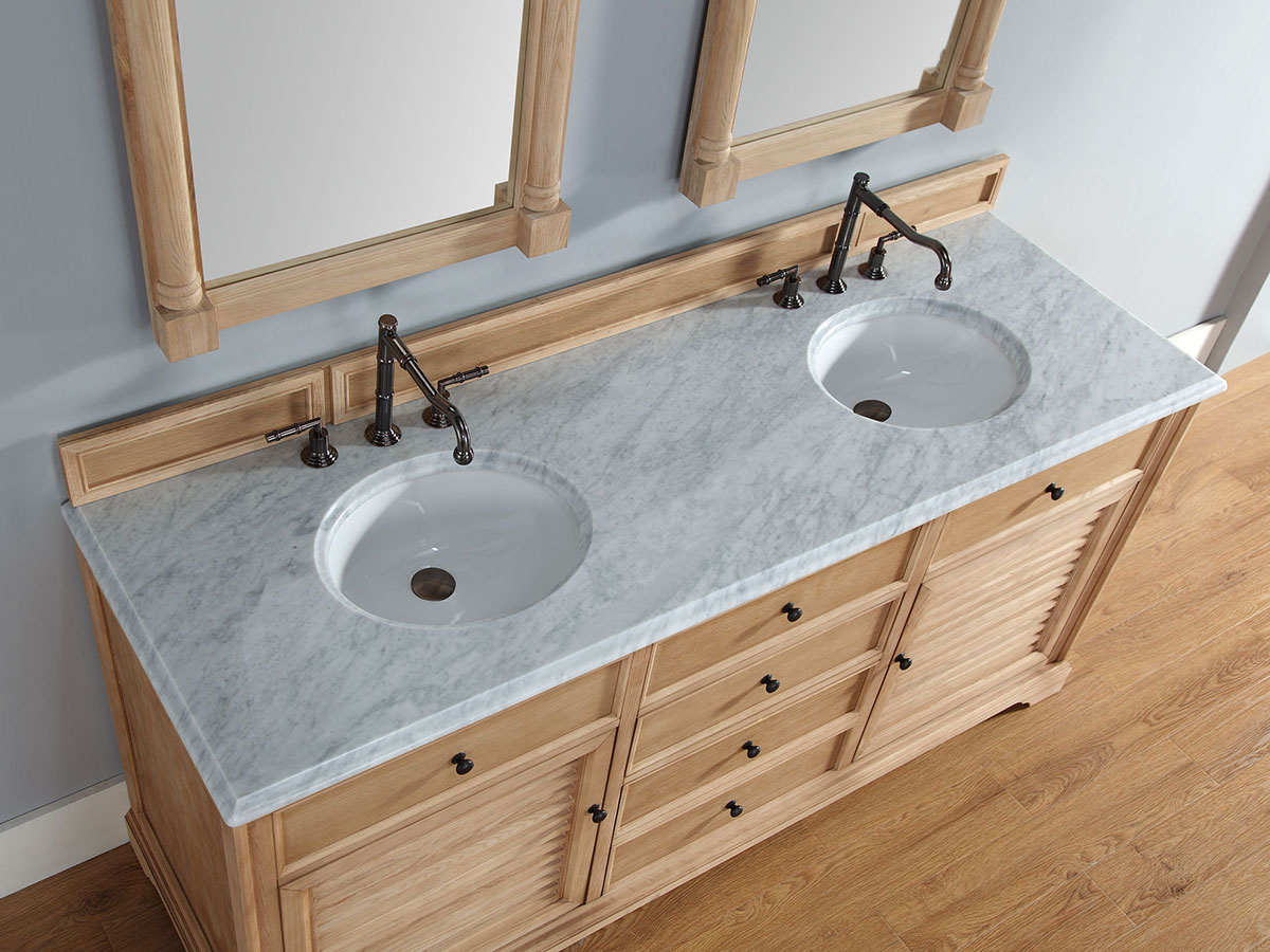 Natural Oak Bathroom Vanity 30 Inch