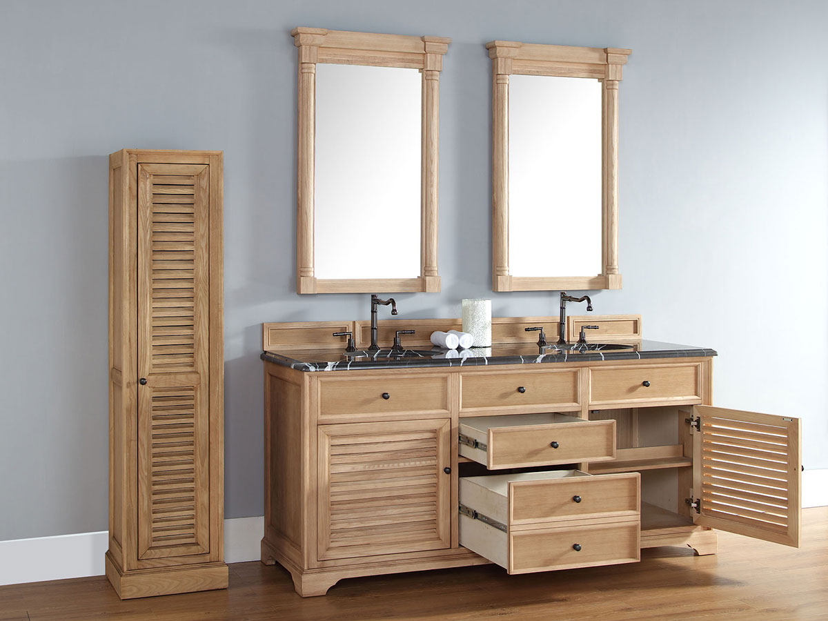 72" Veroli Double Sink Vanity - Natural Oak 72" Veroli Double Sink Vanity - Natural Oak