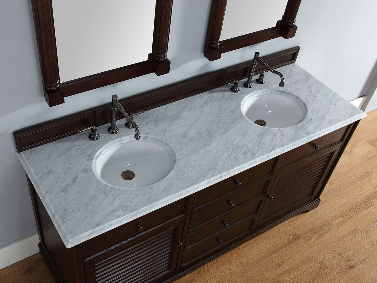 White Carrera Stone Top White Carrera Stone Top