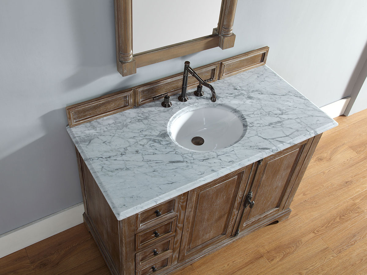 White Carrera Stone Top White Carrera Stone Top