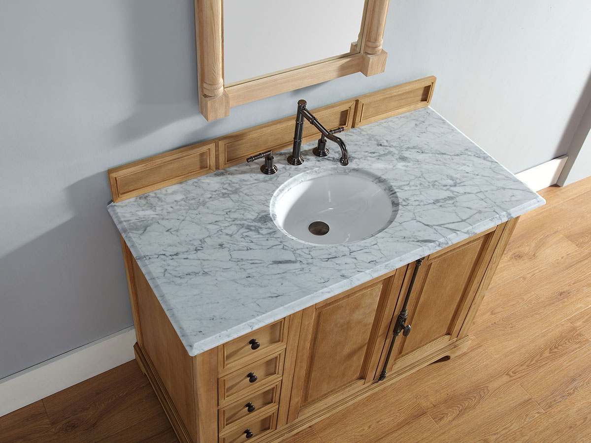 White Carrera Stone Top White Carrera Stone Top