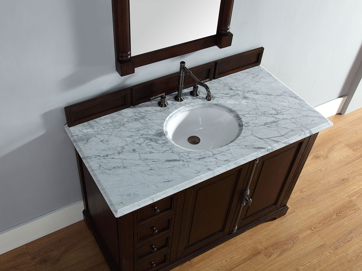 White Carrera Stone Top White Carrera Stone Top