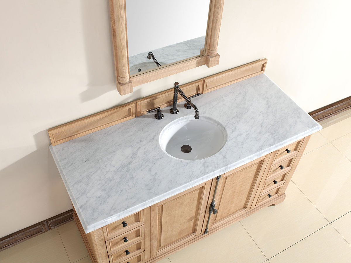 White Carrera Stone Top White Carrera Stone Top