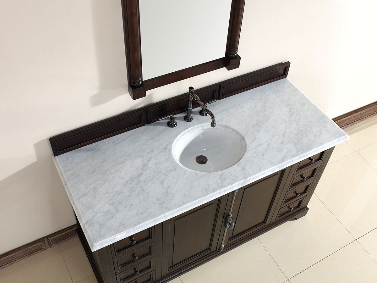 White Carrera Stone Top White Carrera Stone Top
