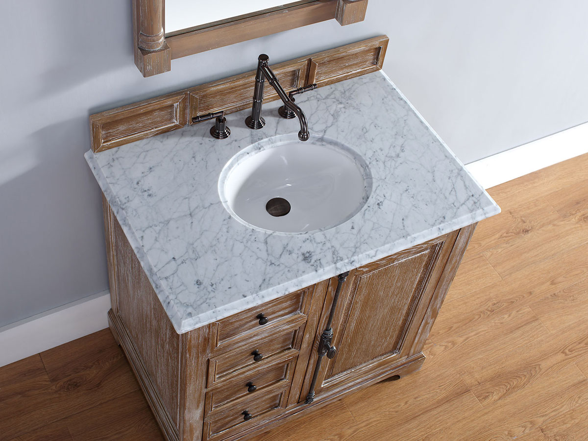 White Carrera Stone Top White Carrera Stone Top
