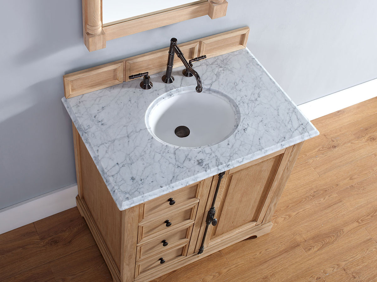 White Carrera Stone Top White Carrera Stone Top