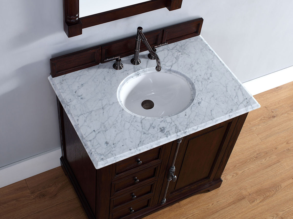 White Carrera Stone Top White Carrera Stone Top