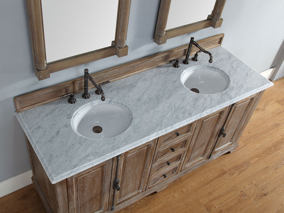 White Carrera Stone Top White Carrera Stone Top