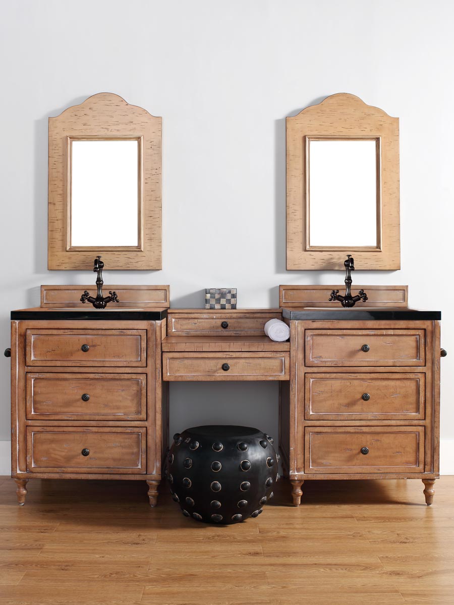 Shown with Absolute Black (Polished) Stone Top (with optional modular drawers) Shown with Absolute Black (Polished) Stone Top (with optional modular drawers)