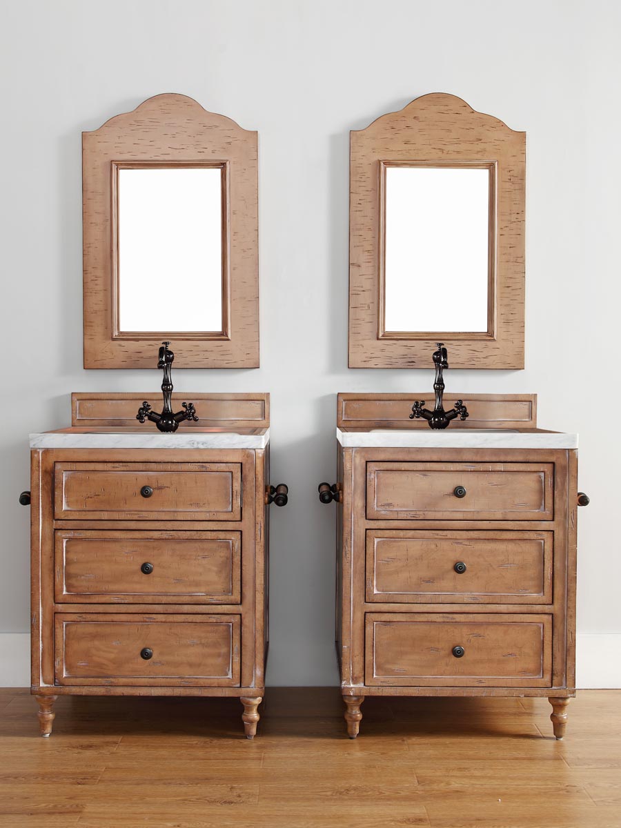 Shown with White Carrera Marble Top Shown with White Carrera Marble Top