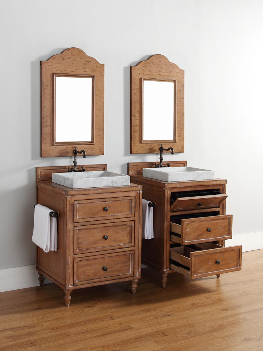 Shown with Wood Top (Vessel Sink Shown Not Included) Shown with Wood Top (Vessel Sink Shown Not Included)