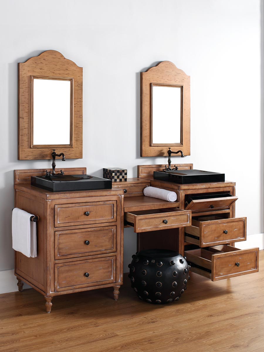 Shown with Wood Top (Vessel Sink Shown Not Included) Shown with Wood Top (Vessel Sink Shown Not Included)