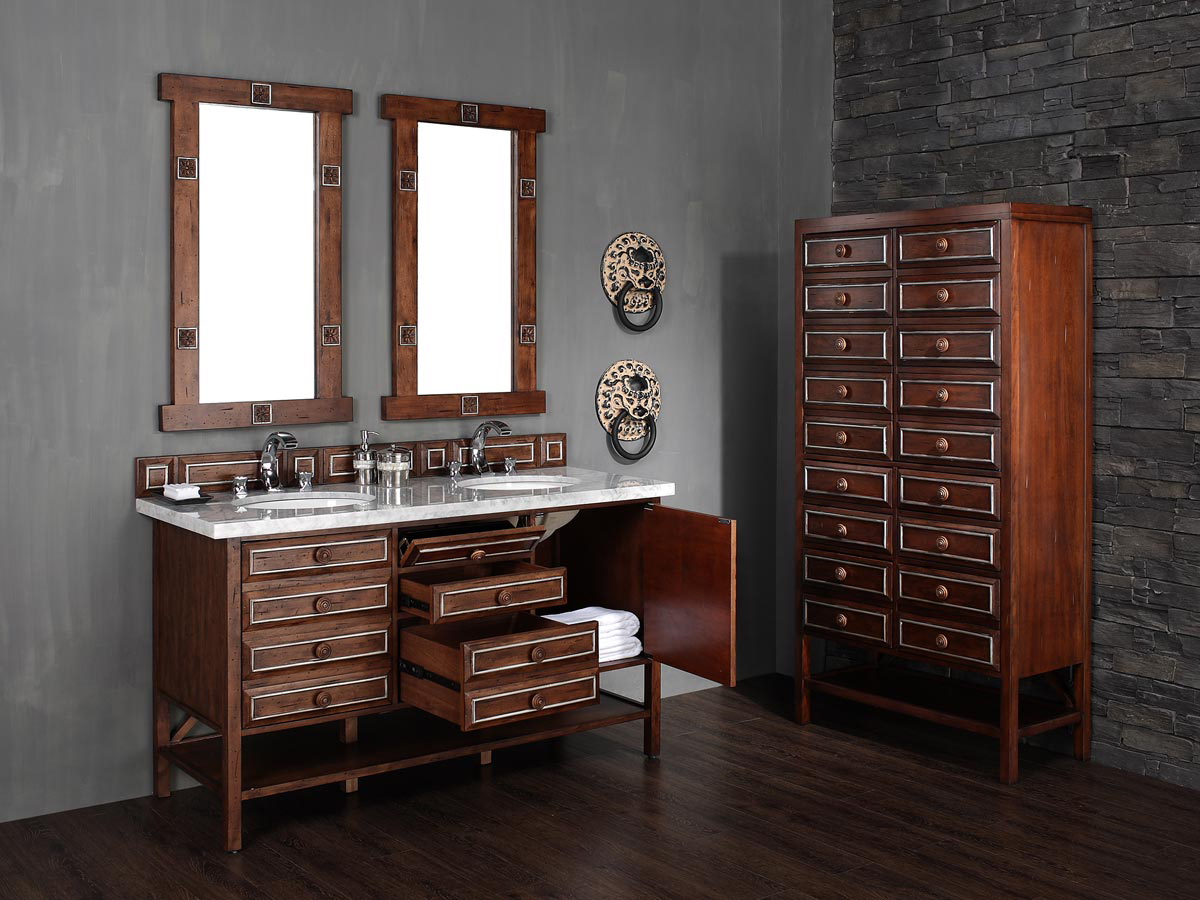 Shown with White Carrera Marble Top Shown with White Carrera Marble Top