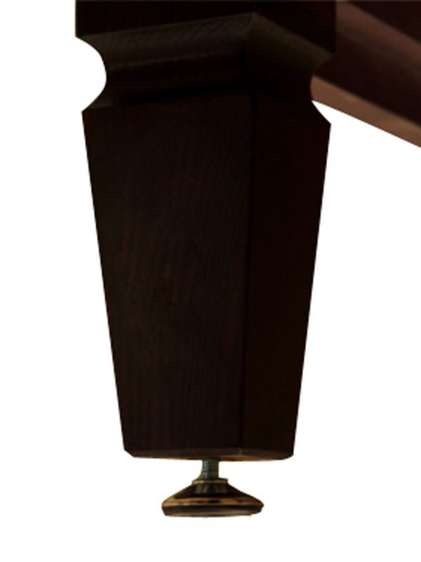 Legs have adjustable levelers Legs have adjustable levelers