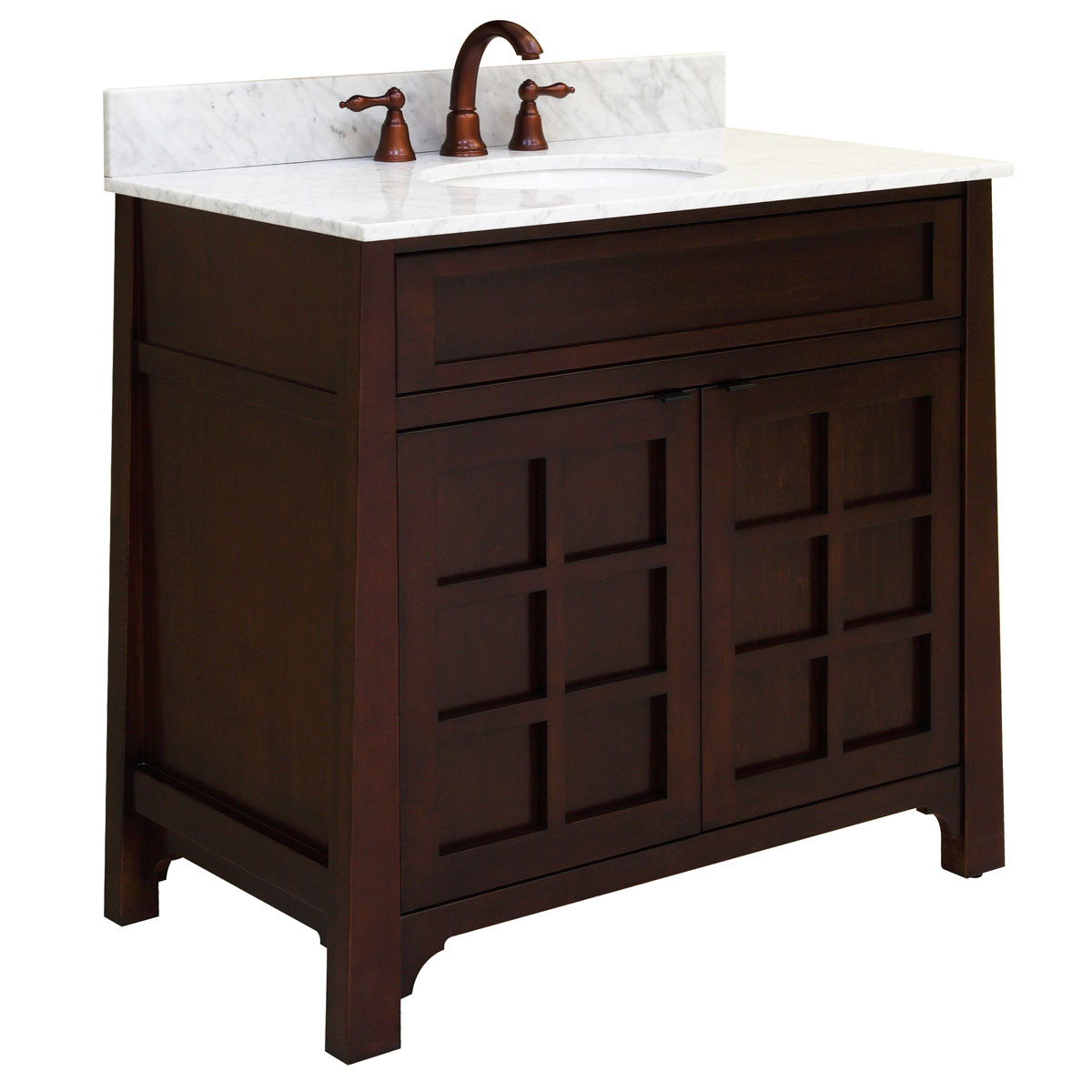 36" Parkdale Single Vanity with optional Carrera White top 36" Parkdale Single Vanity with optional Carrera White top
