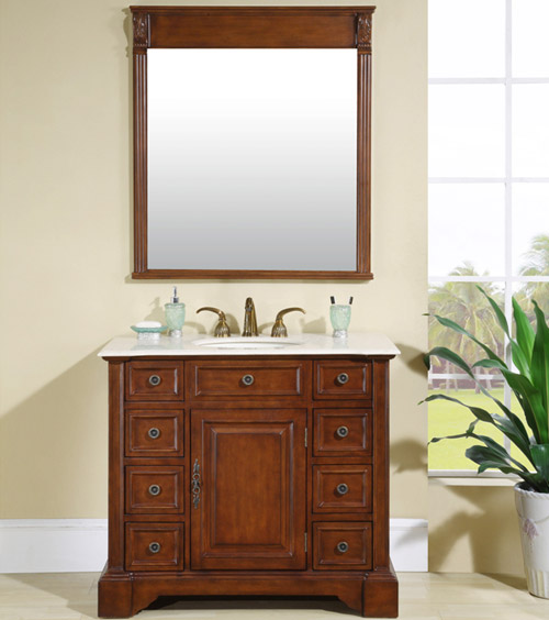 40" Sisko Single Bath Vanity - with optional mirror 40" Sisko Single Bath Vanity - with optional mirror