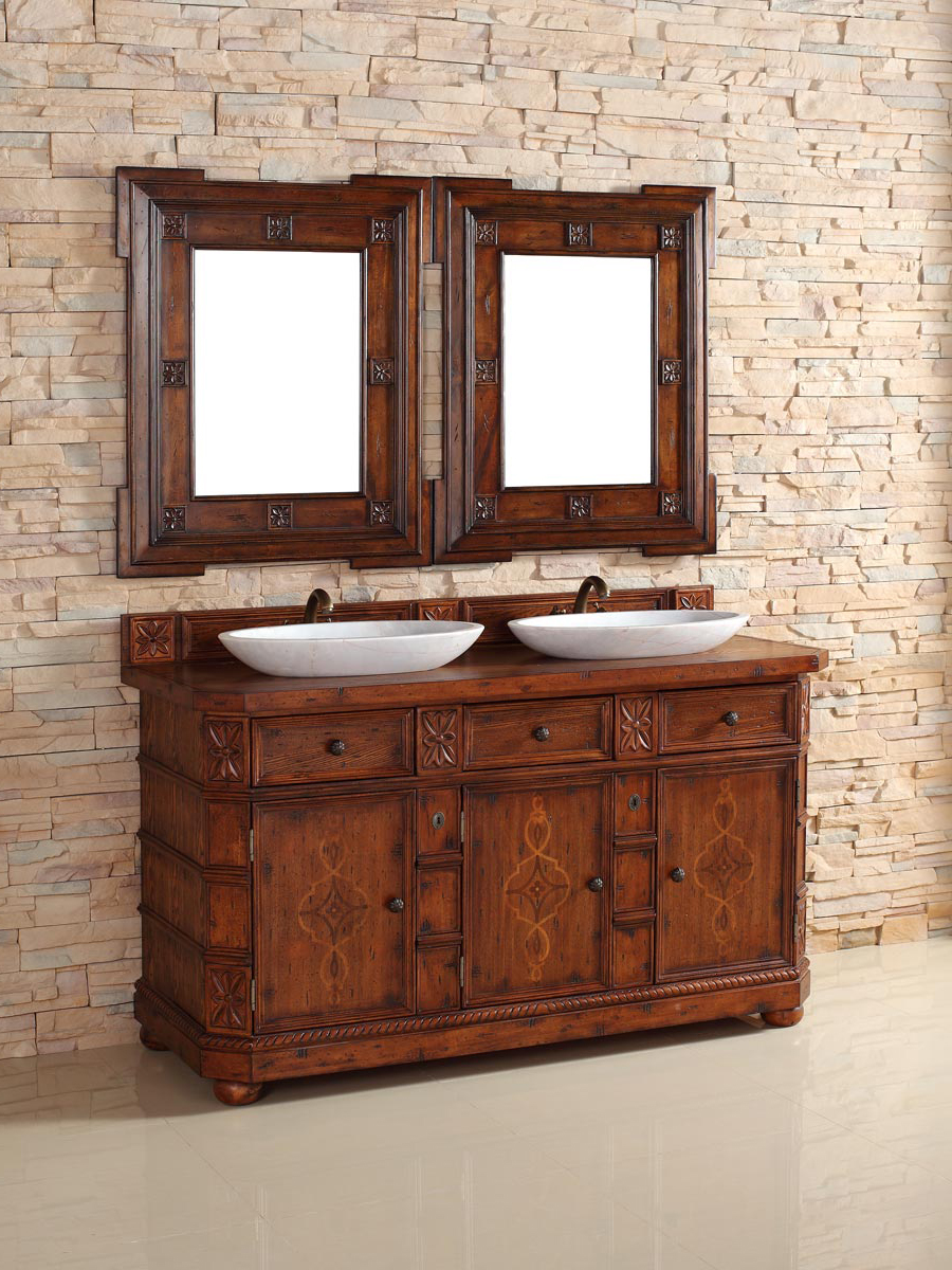 Shown with Wood Top (Vessel Sink Shown Not Included) Shown with Wood Top (Vessel Sink Shown Not Included)