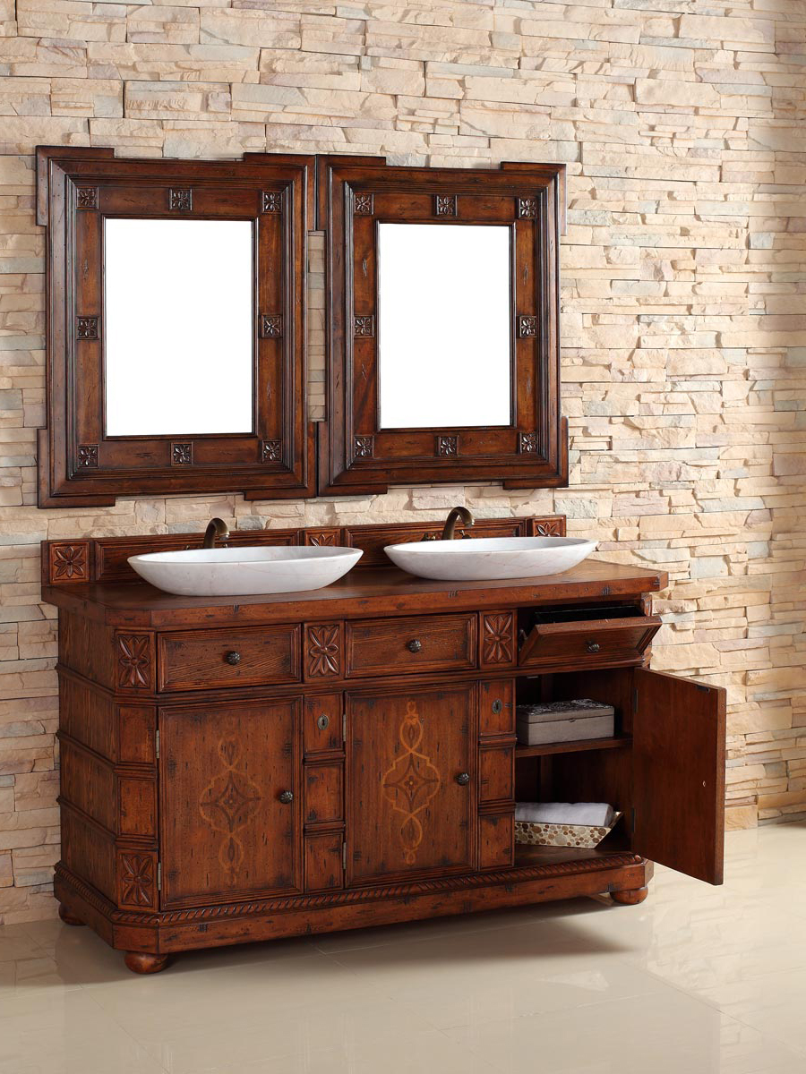 Shown with Wood Top (Vessel Sink Shown Not Included) Shown with Wood Top (Vessel Sink Shown Not Included)