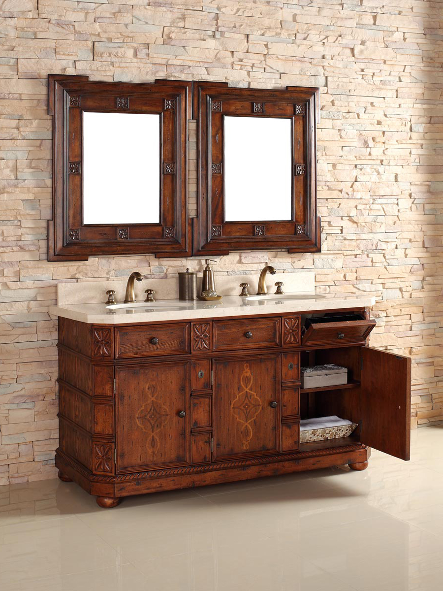 Shown with Galala Beige Marble Top (Backsplash shown is not available) Shown with Galala Beige Marble Top (Backsplash shown is not available)