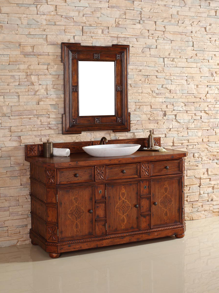 Shown with Wood Top (Vessel Sink Shown Not Included) Shown with Wood Top (Vessel Sink Shown Not Included)