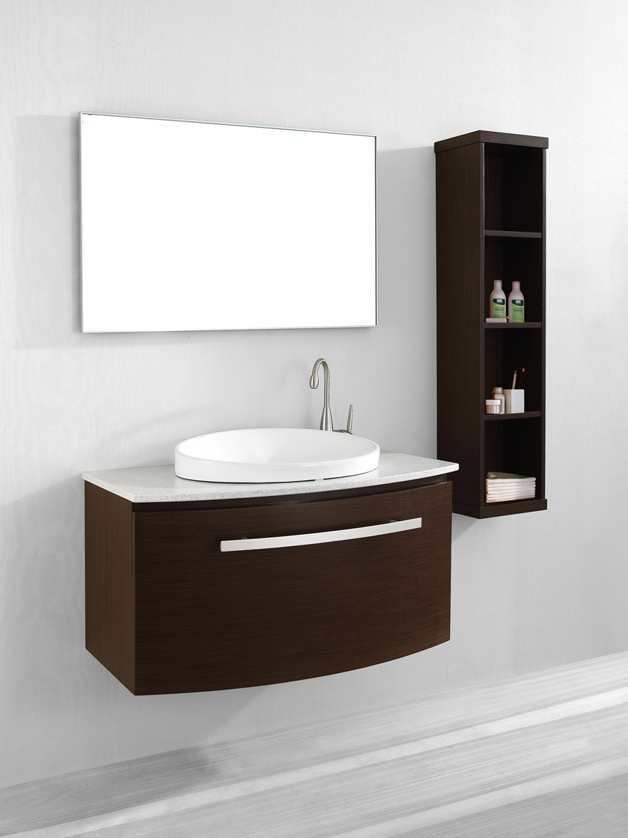 39.5" Anabelle Single Vanity in Walnut 39.5" Anabelle Single Vanity in Walnut