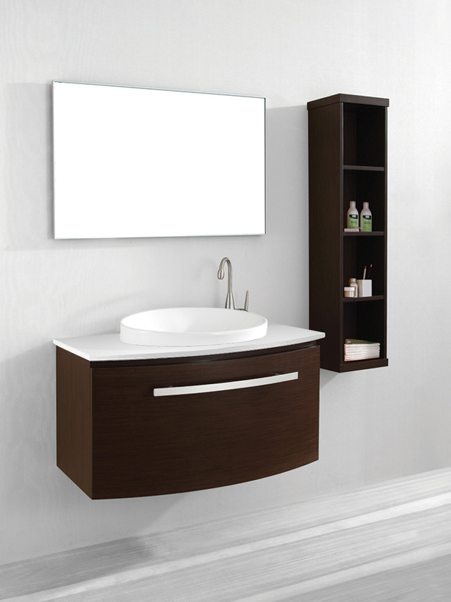 39.5" Anabelle Single Vanity in Walnut 39.5" Anabelle Single Vanity in Walnut