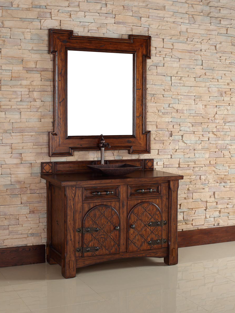 Shown with Wood Top (Vessel Sink Shown Not Included) Shown with Wood Top (Vessel Sink Shown Not Included)