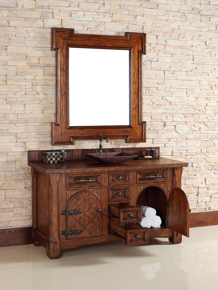 Shown with Wood Top (Vessel Sink Shown Not Included) Shown with Wood Top (Vessel Sink Shown Not Included)