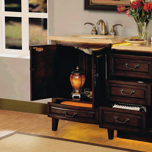 Vanity with optional Drawer Bank Vanity with optional Drawer Bank