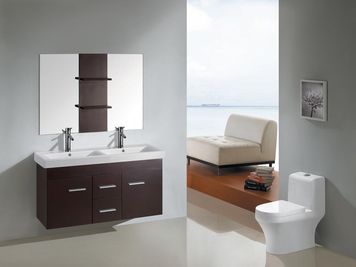 Gorgeous kokols vanity set 47 25 Opal Double Sink Vanity Bathgems Com