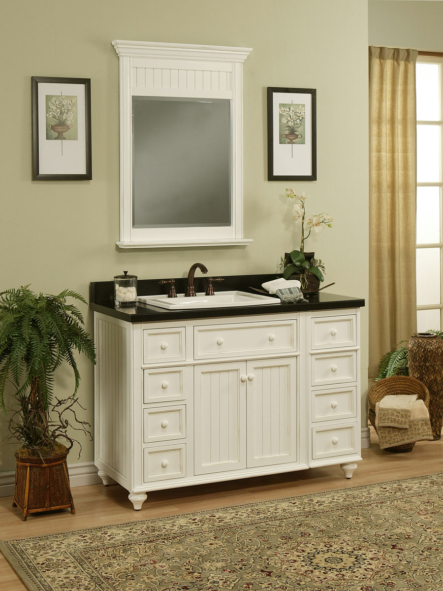 48" Cottage Retreat Single Vanity - with optional mirror 48" Cottage Retreat Single Vanity - with optional mirror
