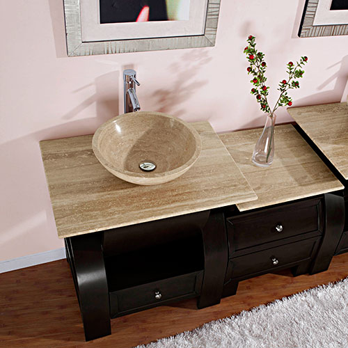 30" Cali Vessel Sink Vanity with Optional Drawer Bank 30" Cali Vessel Sink Vanity with Optional Drawer Bank