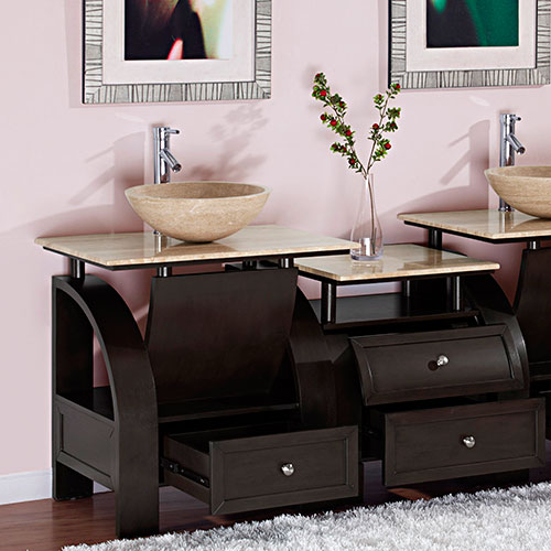 30" Cali Vessel Sink Vanity with Optional Drawer Bank 30" Cali Vessel Sink Vanity with Optional Drawer Bank