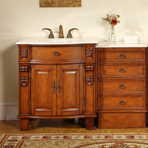 Vanity with Optional Drawer Bank Vanity with Optional Drawer Bank