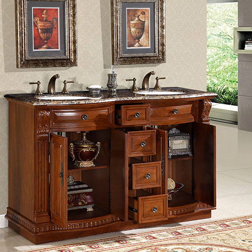 Two Double-Door Cabinets and Four Drawers Two Double-Door Cabinets and Four Drawers