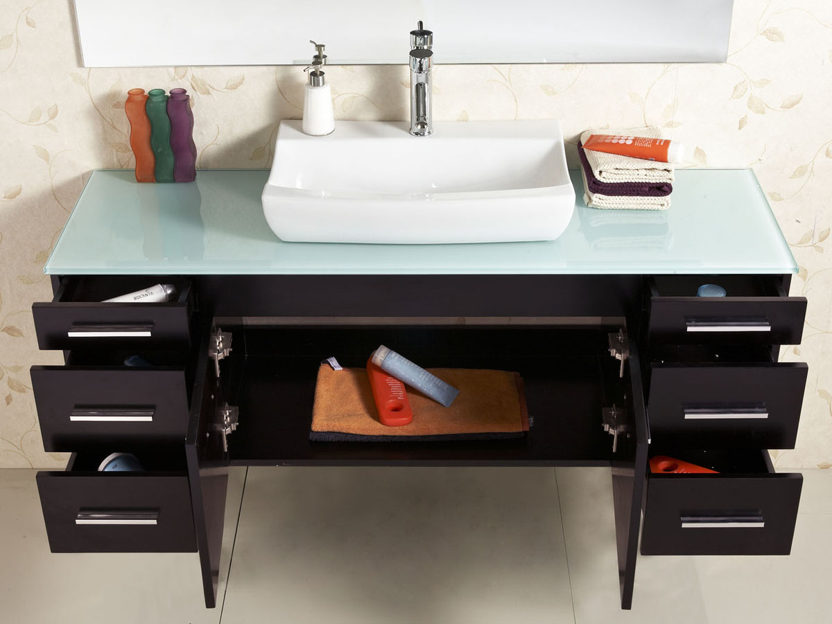 Features double-door cabinet with 6 drawers Features double-door cabinet with 6 drawers