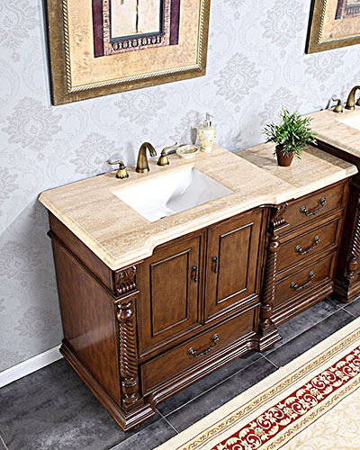 36" to 57" Sidonius Single Bath Vanity with optional Drawer Bank 36" to 57" Sidonius Single Bath Vanity with optional Drawer Bank
