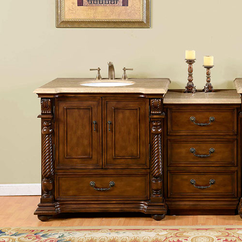 36" Kostas Single Vanity with optional drawer bank 36" Kostas Single Vanity with optional drawer bank