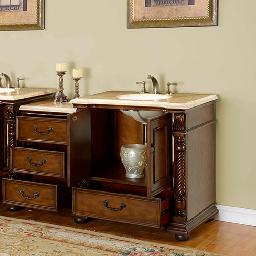 Double-Door Cabinet and Four Drawers Double-Door Cabinet and Four Drawers