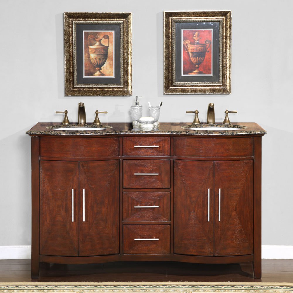 58" Alfano Double Bath Vanity 58" Alfano Double Bath Vanity