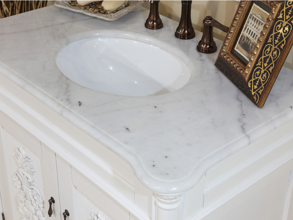 White Marble Top