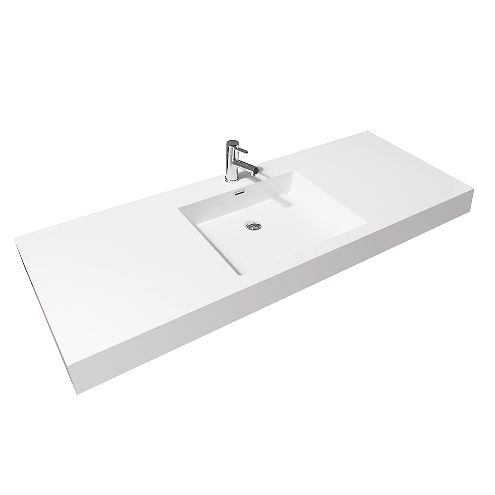 Acrylic Resin Integrated Sink Top