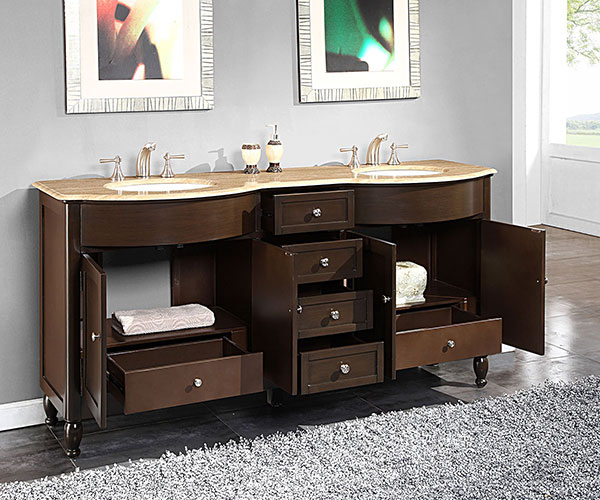 Two Double-Door Cabinets and Six Drawers Two Double-Door Cabinets and Six Drawers